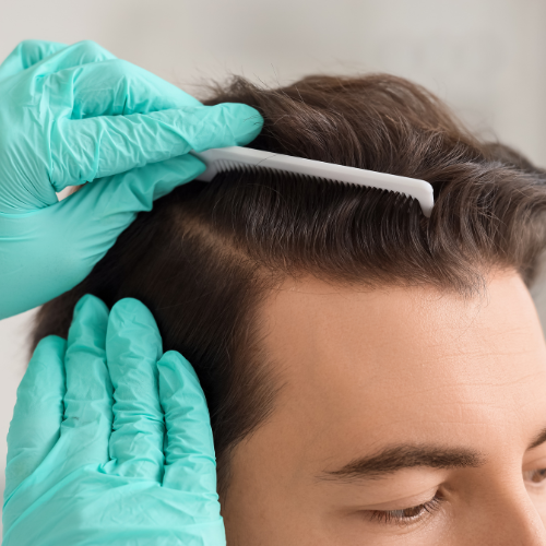 Confident man feeling vital and healthy